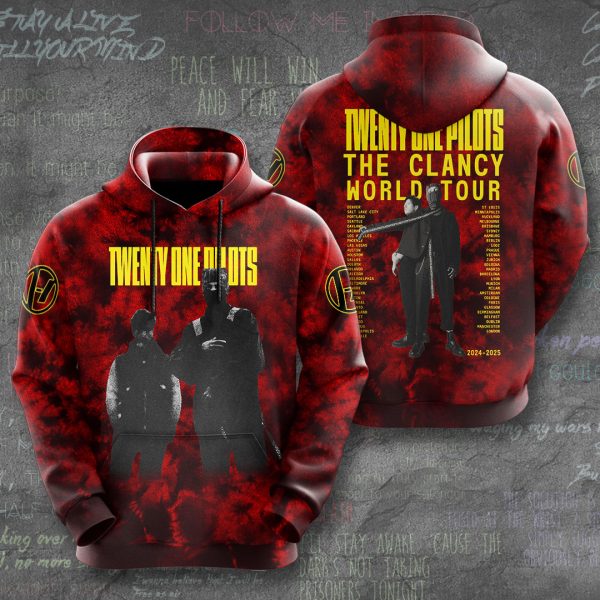Twenty One Pilots 3D Apparels - TANTN 7752