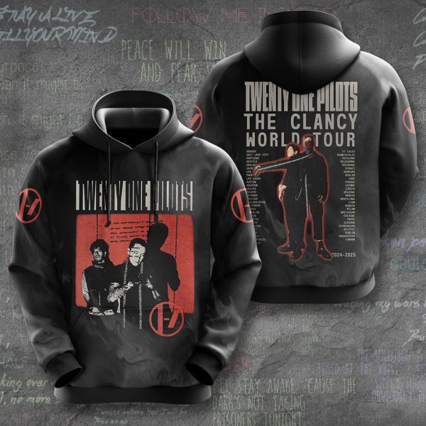 Twenty One Pilots 3D Apparels - TANTN 7754