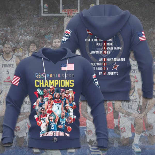 United States Men’s National Basketball Team 3D Apparel – TANTN 7798