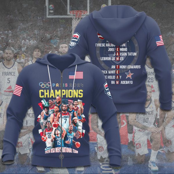 United States Men’s National Basketball Team 3D Apparel – TANTN 7798