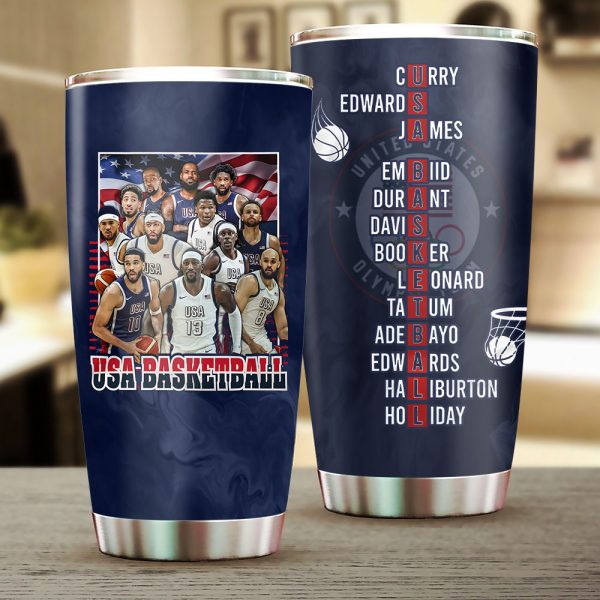 United States Men’s National Basketball Team Tumbler Cup - TANTN 7805