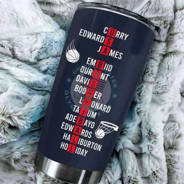 United States Men’s National Basketball Team Tumbler Cup - TANTN 7802
