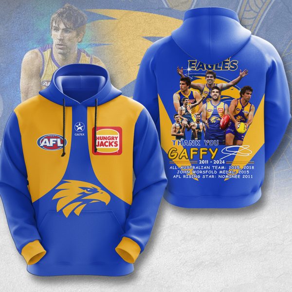 West Coast Eagles x Andrew Gaff 3D Apparel - MAITM 7845