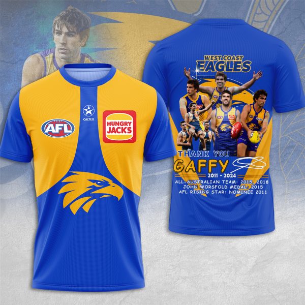 West Coast Eagles x Andrew Gaff 3D Apparel - MAITM 7845