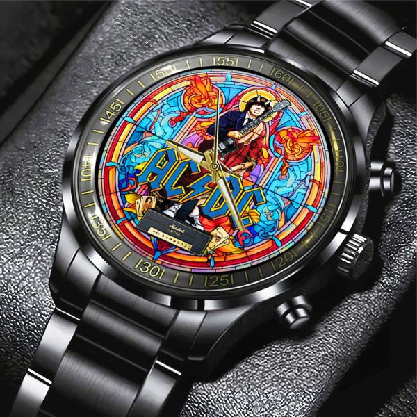 Rock Music Black Stainless Steel Watch - GNE 1005