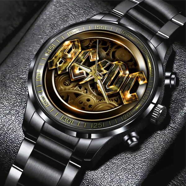 Rock Music Black Stainless Steel Watch - GNE 1084
