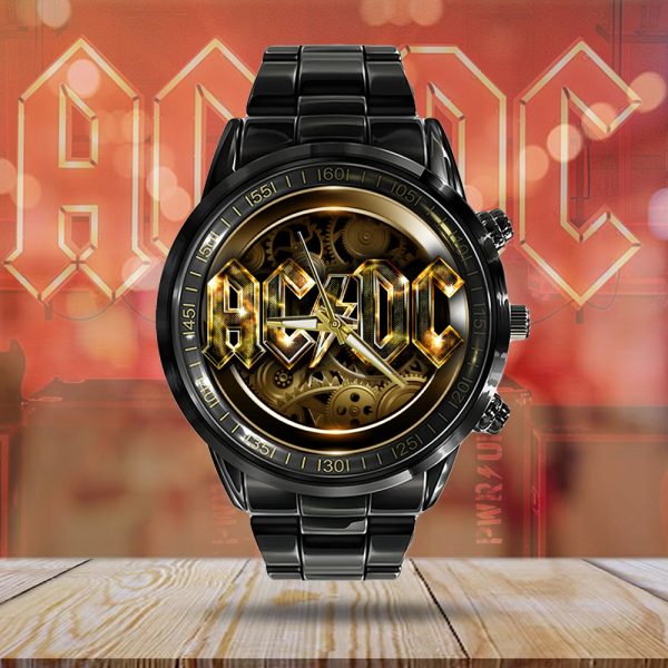 Rock Music Black Stainless Steel Watch - GNE 1084