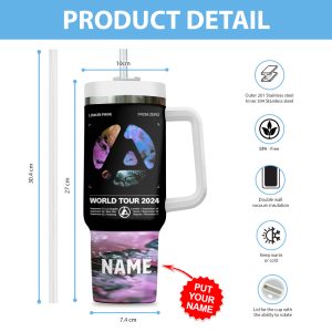 Personalized Linkin Park 40oz Stanley Tumbler - MAITM 8037