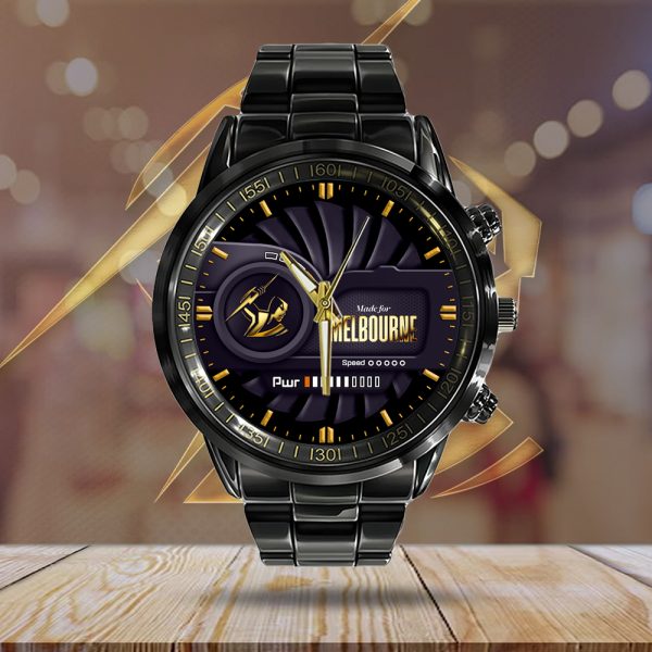 Melbourne Storm Black Stainless Steel Watch - MAITM 8067