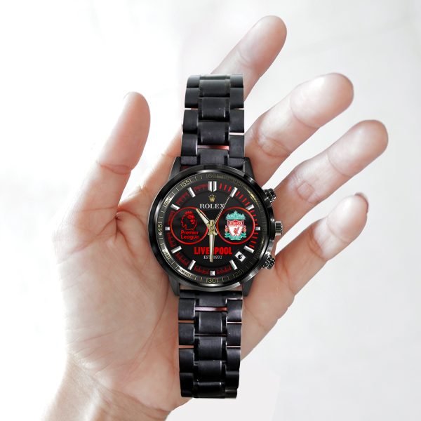 Liverpool FC x Rolex Black Stainless Steel Watch - MAITM 8124