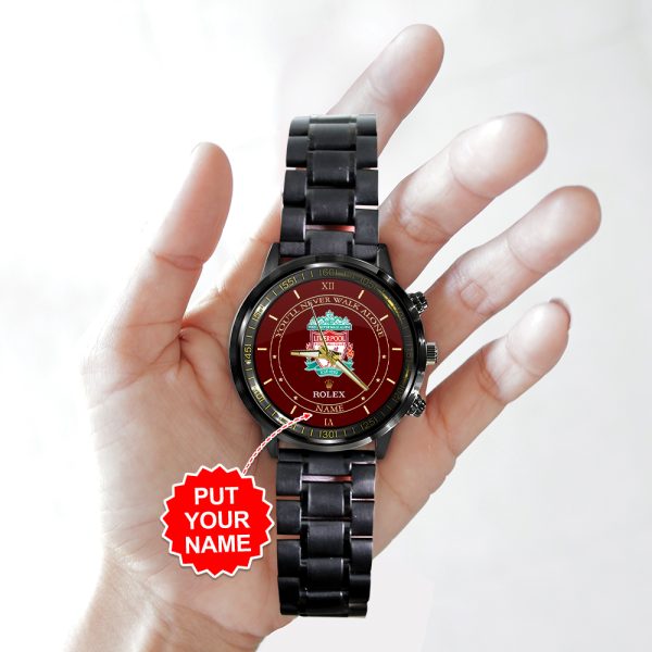 Personalized Liverpool FC x Rolex Black Stainless Steel Watch - MAITM 8151