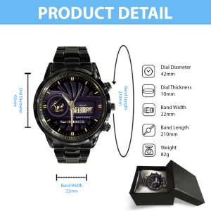 Melbourne Storm Black Stainless Steel Watch - MAITM 8067