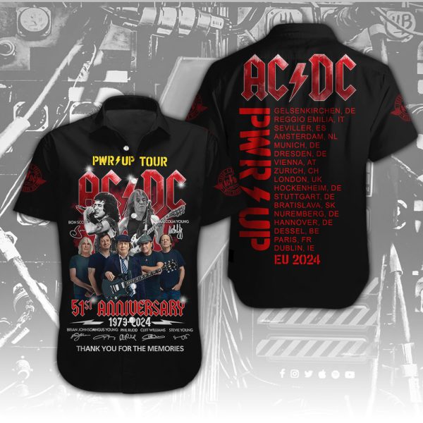 Rock Music Short Sleeve Dress Shirt - HUNGVV 3880.1