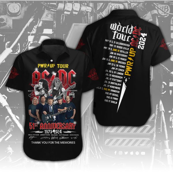 Rock Music Short Sleeve Dress Shirt - HUNGVV 4018.1