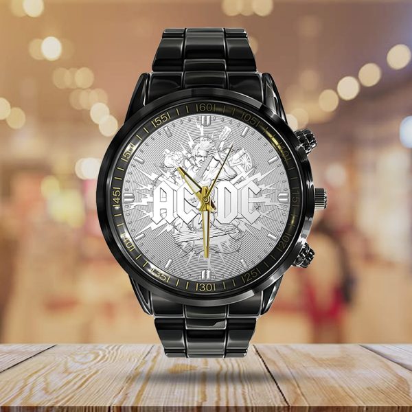 Rock Music Black Stainless Steel Watch - GNE 1306