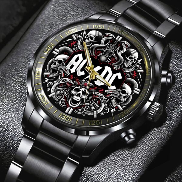 Rock Music Black Stainless Steel Watch - GNE 1326