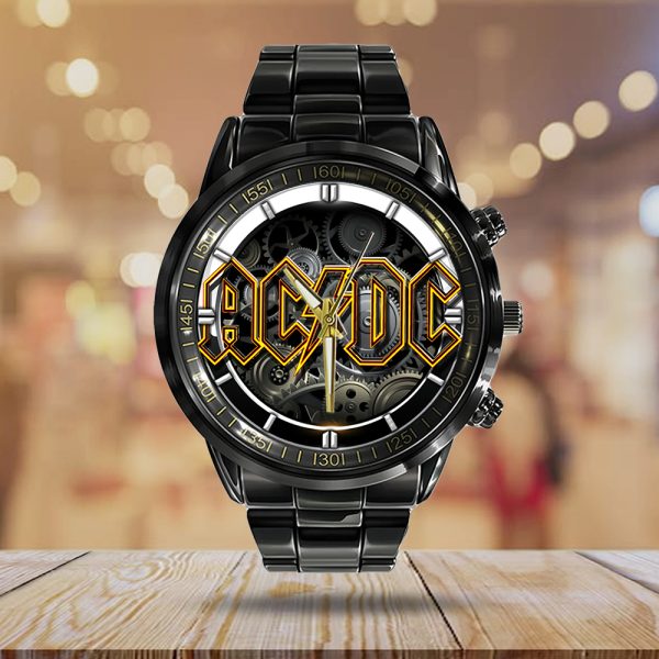 Rock Music Black Stainless Steel Watch - GNE 1329