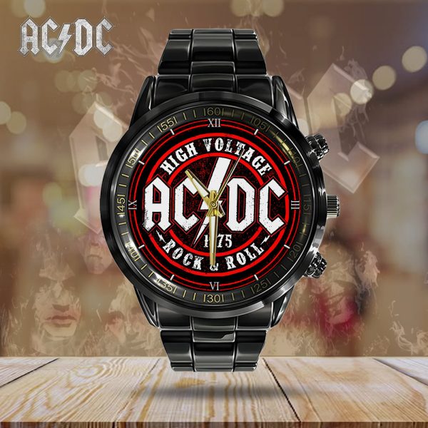 Rock Music Black Stainless Steel Watch – GNE 1489