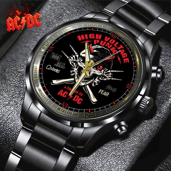 Rock Music Black Stainless Steel Watch - GNE 1490