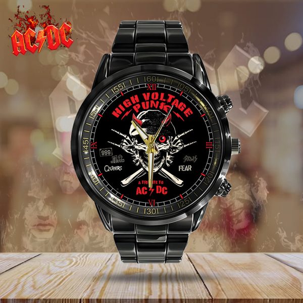 Rock Music Black Stainless Steel Watch - GNE 1490