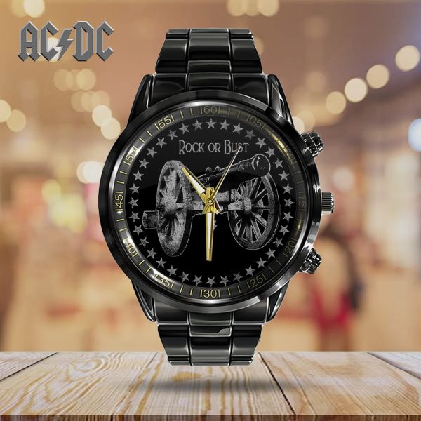 Rock Music Black Stainless Steel Watch - GNE 1573
