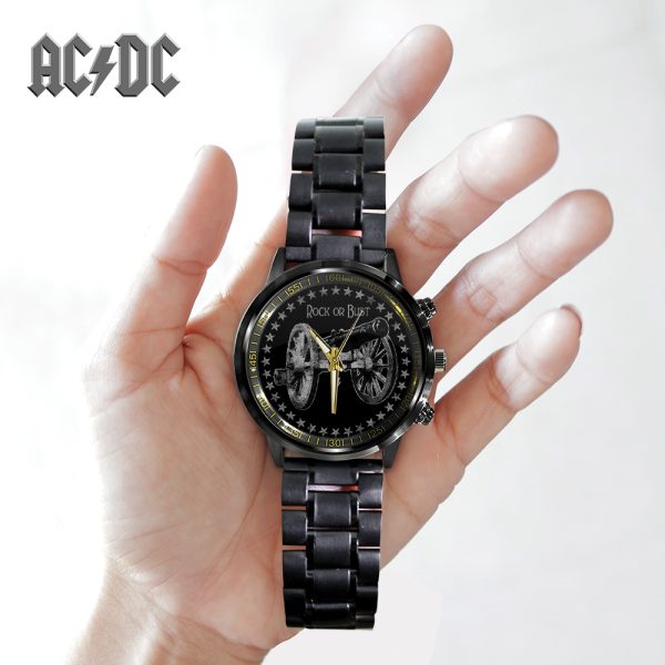 Rock Music Black Stainless Steel Watch - GNE 1573