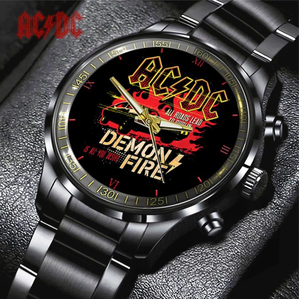 Rock Music Black Stainless Steel Watch - TANTN 8206