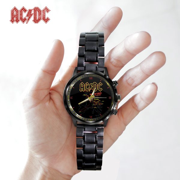 Rock Music Black Stainless Steel Watch - TANTN 8207