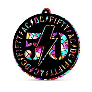 Rock Music Custom Shape Window Hanging Suncatcher - GNE 1354