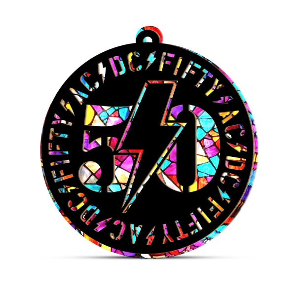 Rock Music Custom Shape Window Hanging Suncatcher - GNE 1354