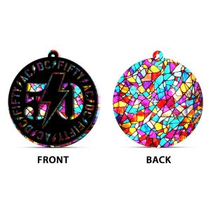 Rock Music Custom Shape Window Hanging Suncatcher - GNE 1354