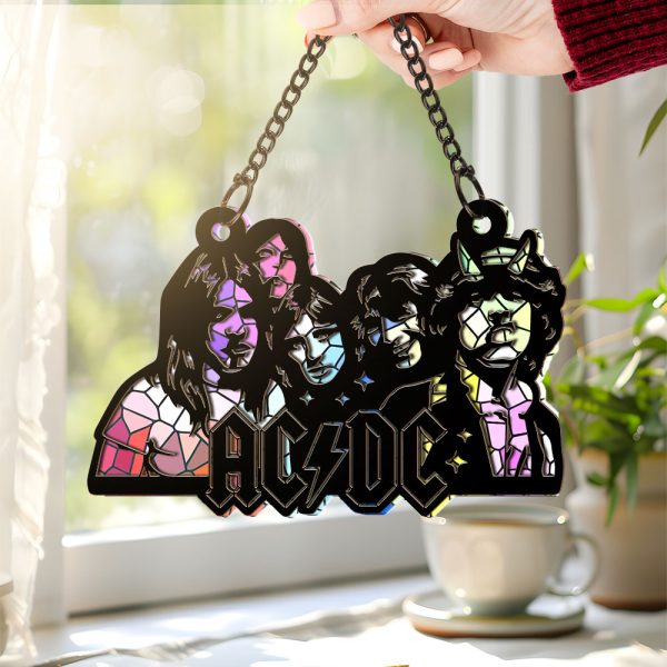 Rock Music Custom Shape Window Hanging Suncatcher - GNE 1355