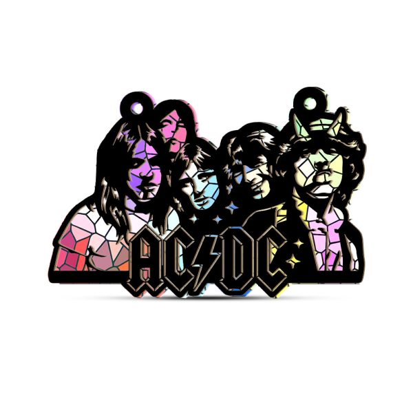Rock Music Custom Shape Window Hanging Suncatcher - GNE 1355