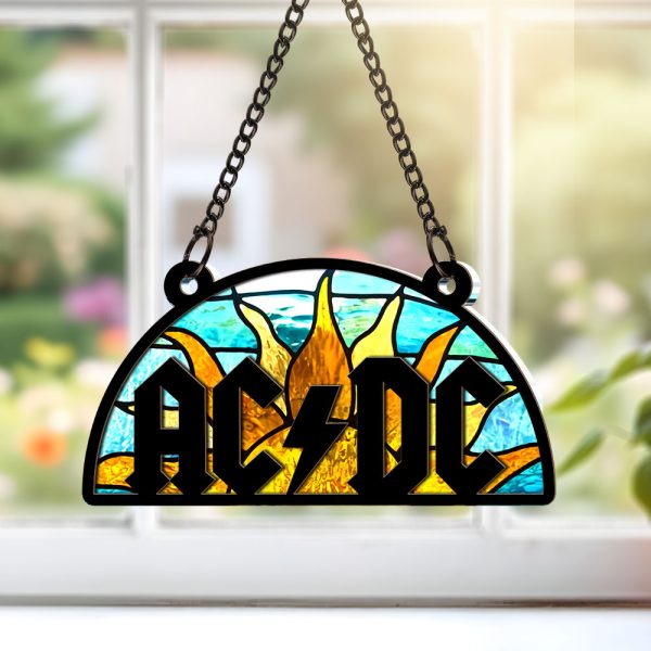 Rock Music Custom Shape Window Hanging Suncatcher - GNE 1357