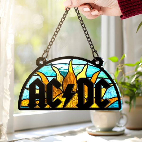 Rock Music Custom Shape Window Hanging Suncatcher - GNE 1357