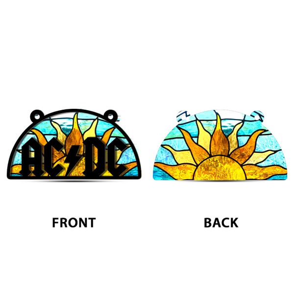 Rock Music Custom Shape Window Hanging Suncatcher - GNE 1357