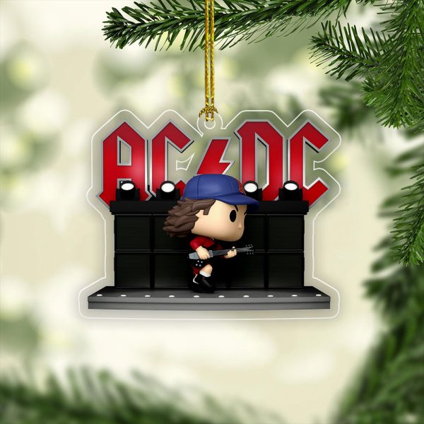 Rock Music Custom Shape Clear 1-sided Acrylic Ornament - GNE 1350