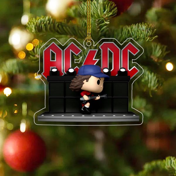 Rock Music Custom Shape Clear 1-sided Acrylic Ornament - GNE 1350