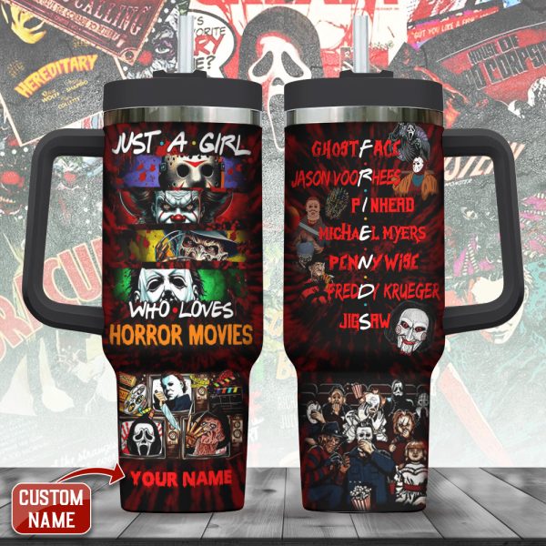 Personalized Horror Movies 40oz Stanley Tumbler - ANHNV 5171
