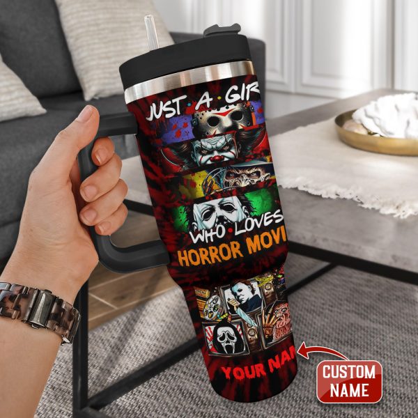 Personalized Horror Movies 40oz Stanley Tumbler - ANHNV 5171