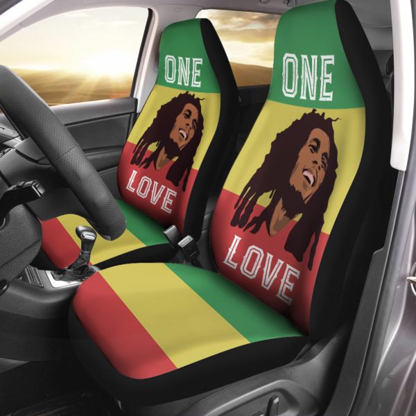 Bob Marley 2PCS Car Seat Cover - ANHNV 5181