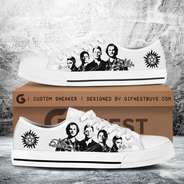 Supernatural Low Top Canvas Shoes - ANHNV 5190