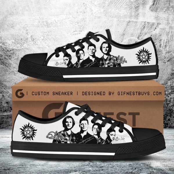 Supernatural Low Top Canvas Shoes - ANHNV 5190