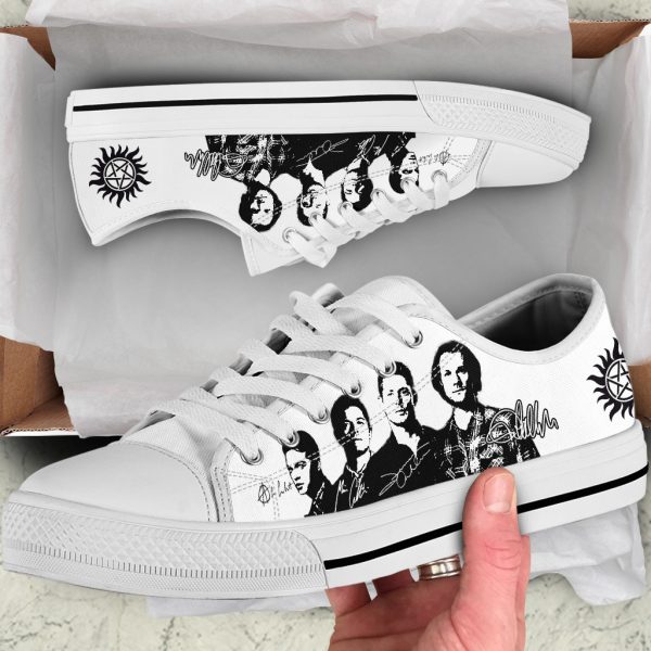 Supernatural Low Top Canvas Shoes - ANHNV 5190