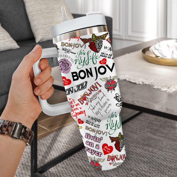 Bon Jovi 40oz Stanley Tumbler - ANHNV 5209