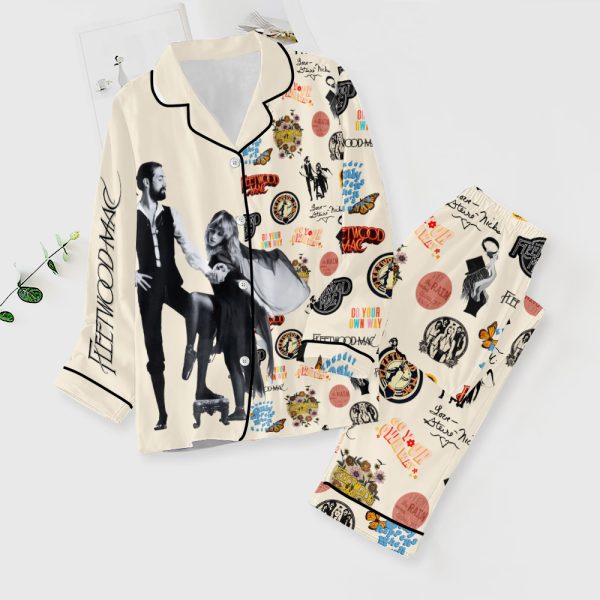 Fleetwood Mac Button Down Pajamas Set – ANHNV 5217