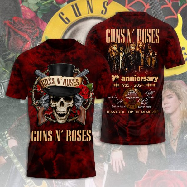 Guns N' Roses 3D Apparel - ANHNV 5228