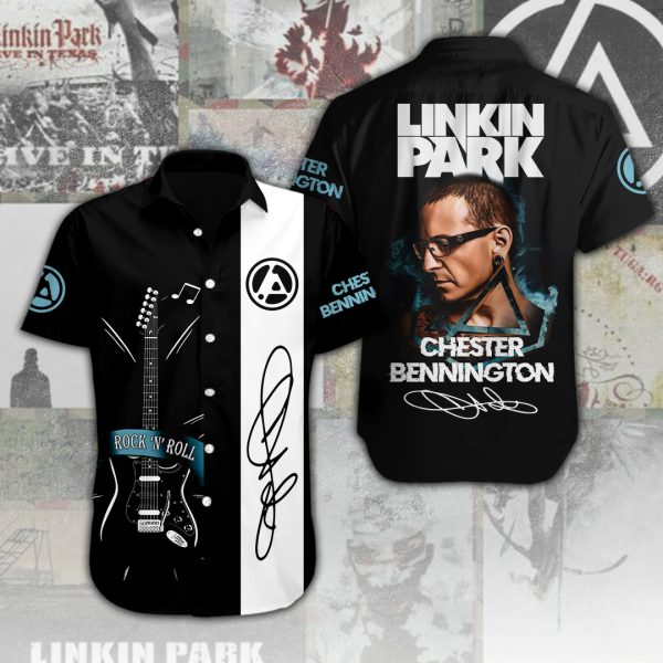 Linkin Park Short Sleeve Dress Shirt - ANHNV 5232