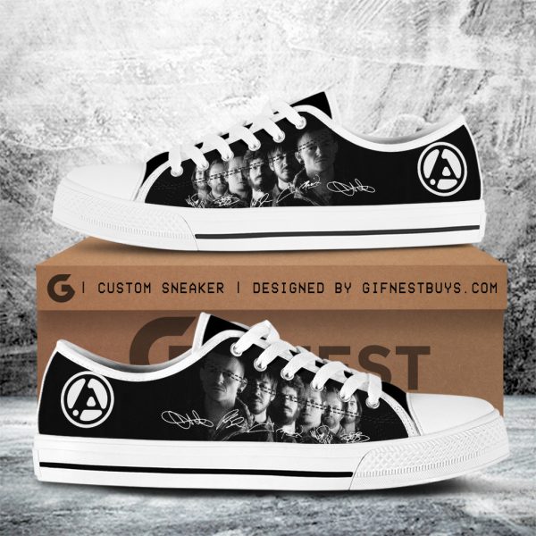 Linkin Park Low Top Canvas Shoes - ANHNV 5344