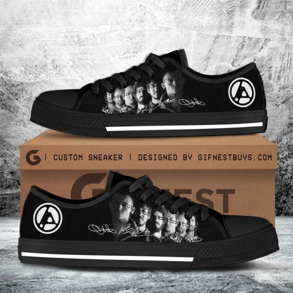 Linkin Park Low Top Canvas Shoes - ANHNV 5344